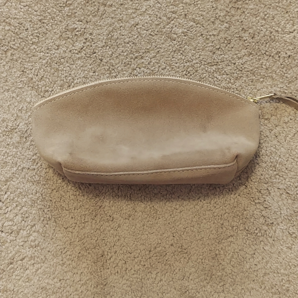 Portland Leather goods suede eclipse pouch makeup!
